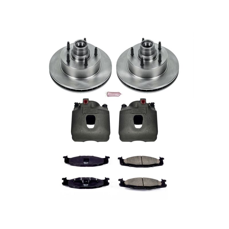 PowerStop Power Stop 94-96 Ford F-150 Front Autospecialty Kit w/Cals