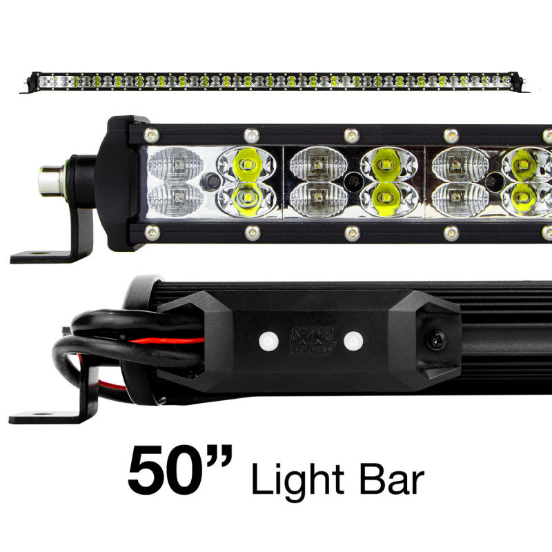 XKGLOW XK Glow RGBW Light Bar High Power Offroad Work/Hunting Light w/ Bluetooth Controller 50In