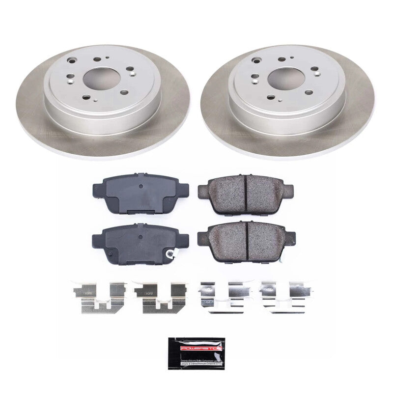 PowerStop Power Stop 06-11 Honda Ridgeline Front Semi-Coated Rotor Kit