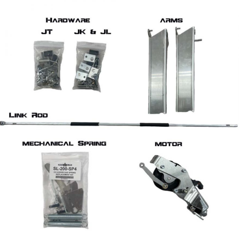 Rock Slide Engineering Rock Slide Rebuild Kit for Gen2 Step Sliders - JL 4DR PASS