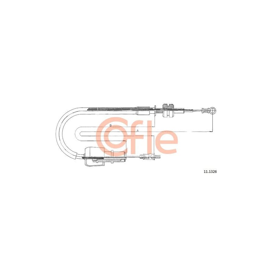 COFLE 11.1326 Throttle Cable