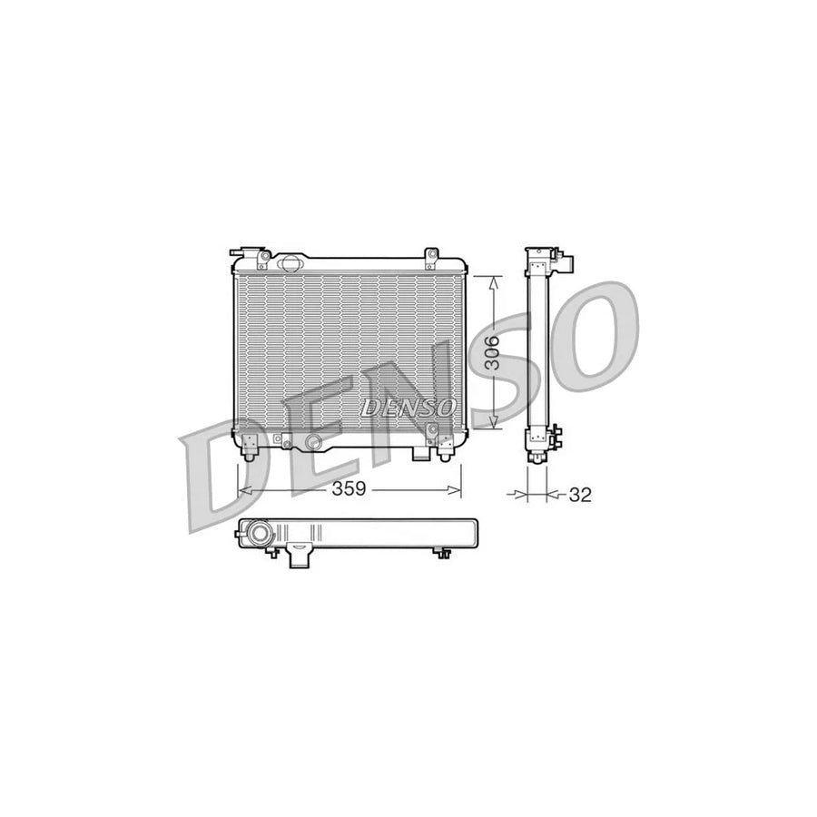 DENSO DRM09082 Engine Radiator