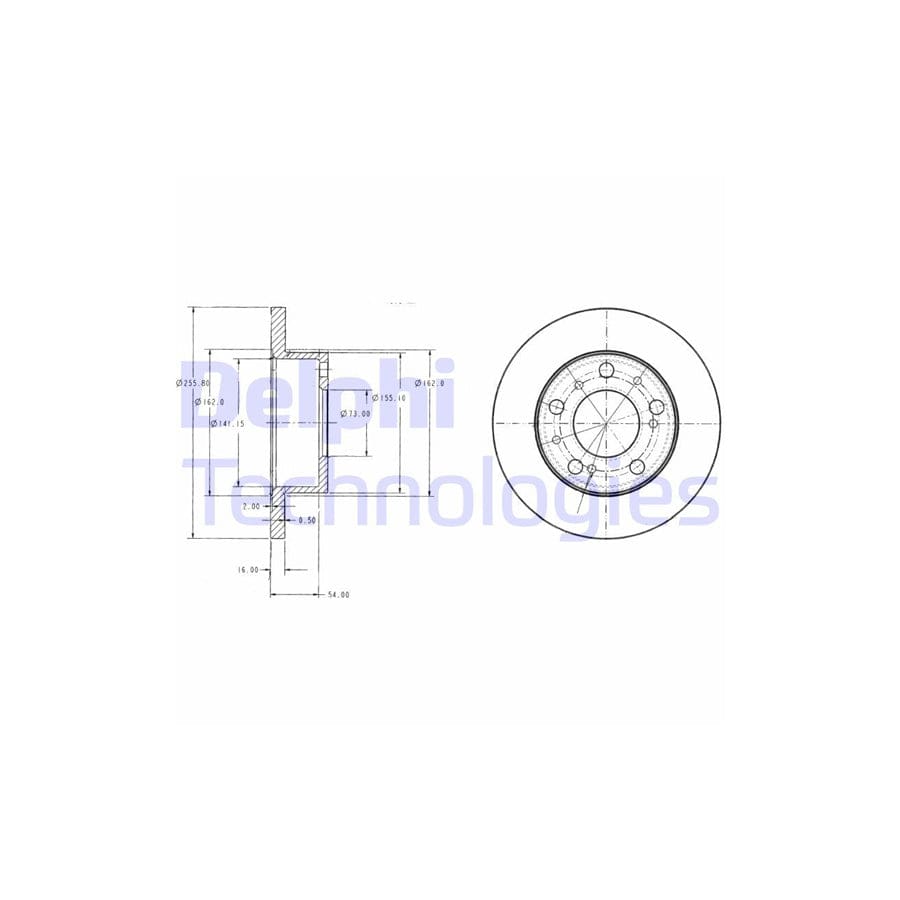 Delphi Bg2253 Brake Disc