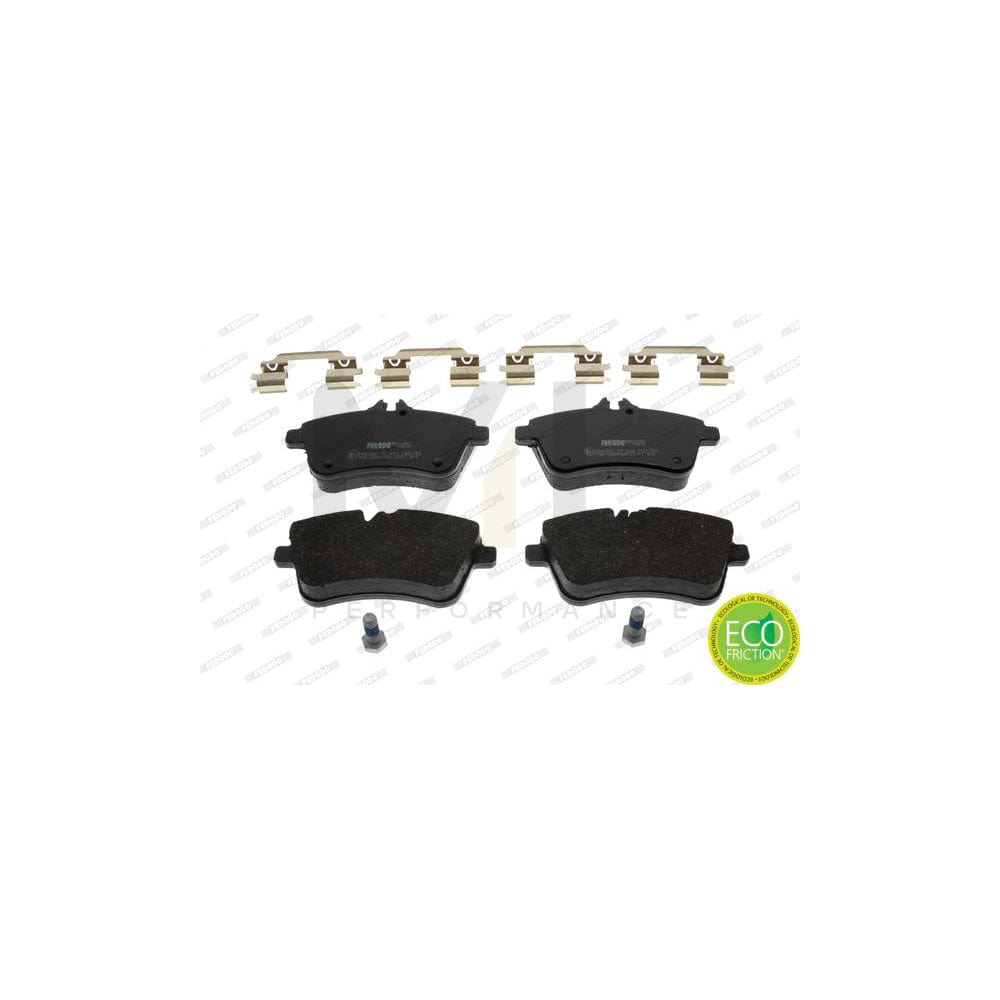 Ferodo Premier Fdb1356 Brake Pad Set Suitable For Mercedes-Benz Vaneo (W414) Incl. Wear Warning Contact, With Brake Caliper Screws, With Accessories | ML Performance Car Parts