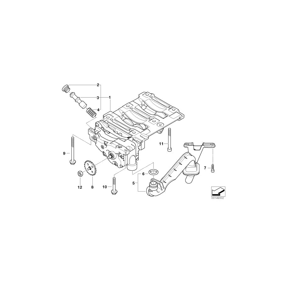 Genuine BMW 11417525166 E83 E83 Suction Pipe (Inc. X3 2.0i) | ML Performance US Car Parts