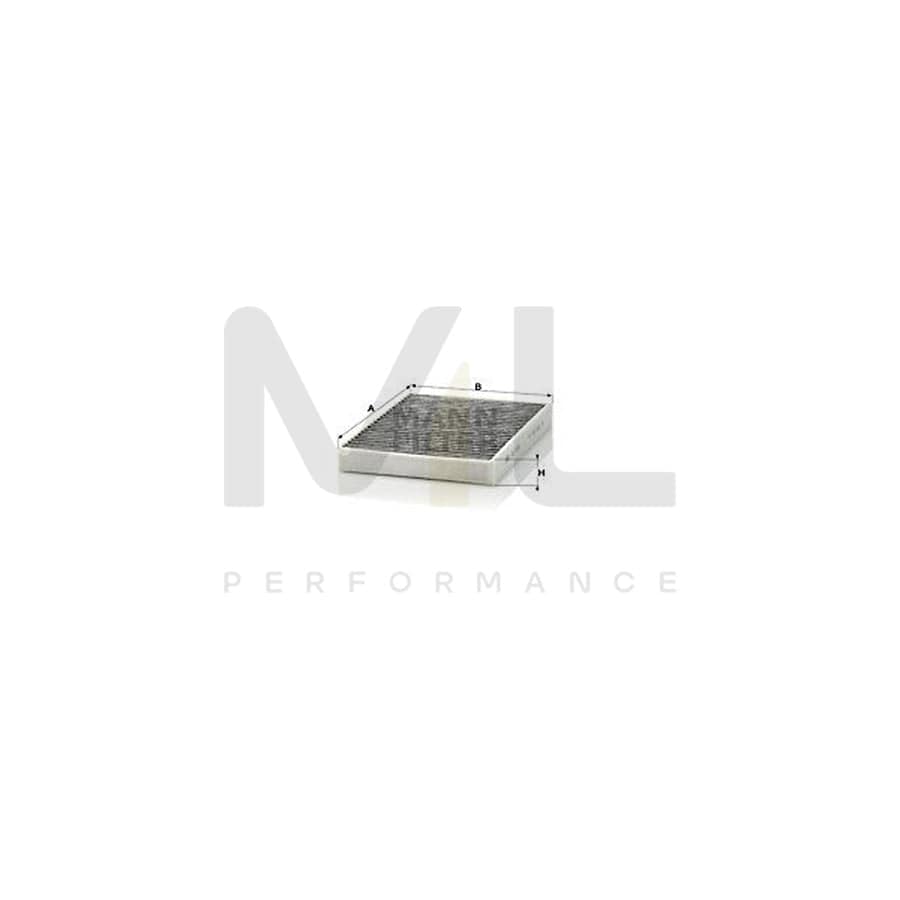MANN-FILTER CUK 2736-2 Pollen filter Activated Carbon Filter