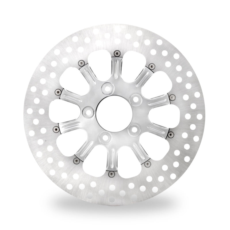 Performance Machine Disc/Carr 11.8 Revel Front - Chrome