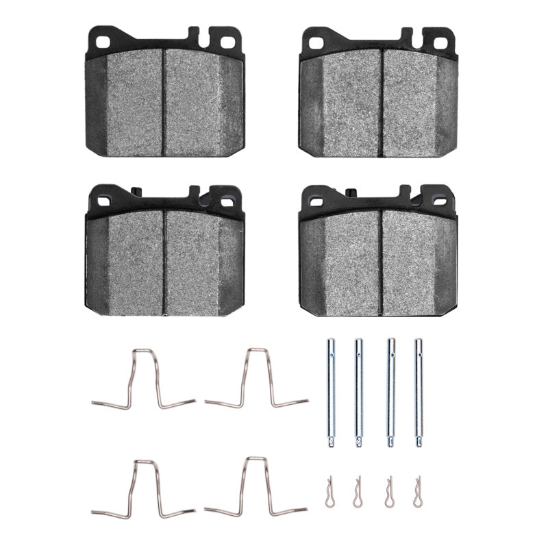 R1 Concepts R1 79-85 Mercedes-Benz 280CE Front Semi Met Pads & Hardware Kit