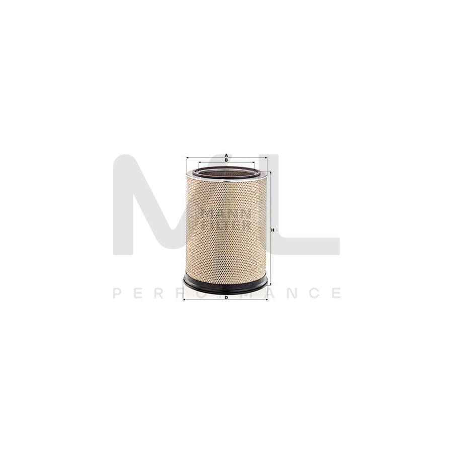 MANN-FILTER C 45 3265/2 x Air Filter Filter Insert, with seal