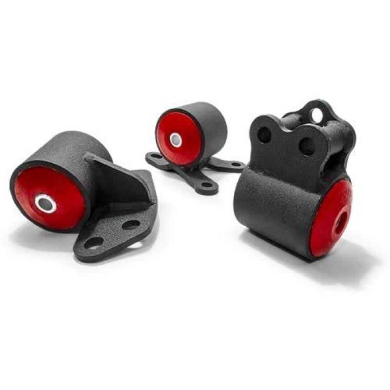 Innovative Mounts Innovative 92-95 Civic B/D Series Black Steel Mounts 95A Bushings (3 Bolt)