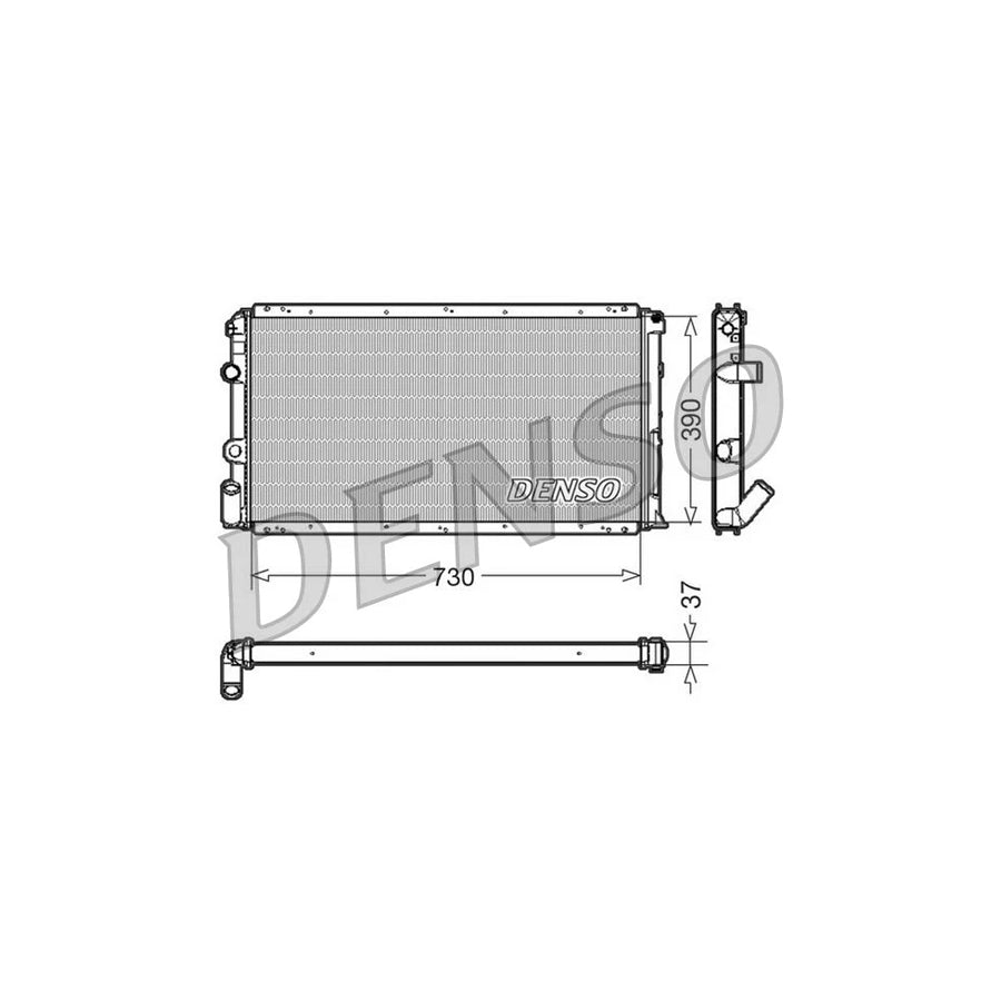 DENSO DRM23091 Engine Radiator