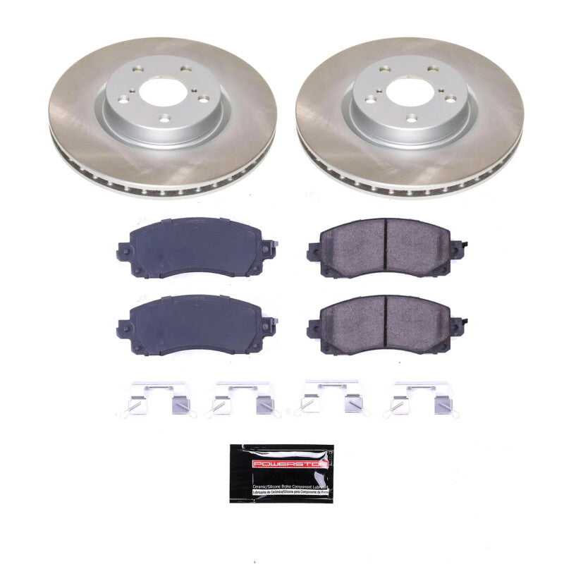PowerStop Power Stop 17-22 Subaru Impreza Front Semi-Coated Rotor Kit