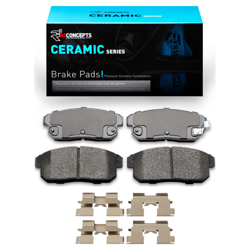 R1 Concepts R1 00-06 Infiniti G20 Rear Ceramic Pads & Hardware Kit