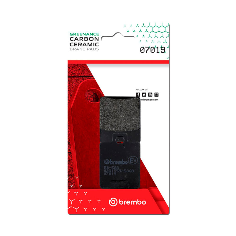 Brembo Powersports Brembo Piaggio Zip Carbon Ceramic Brake Pad - Front
