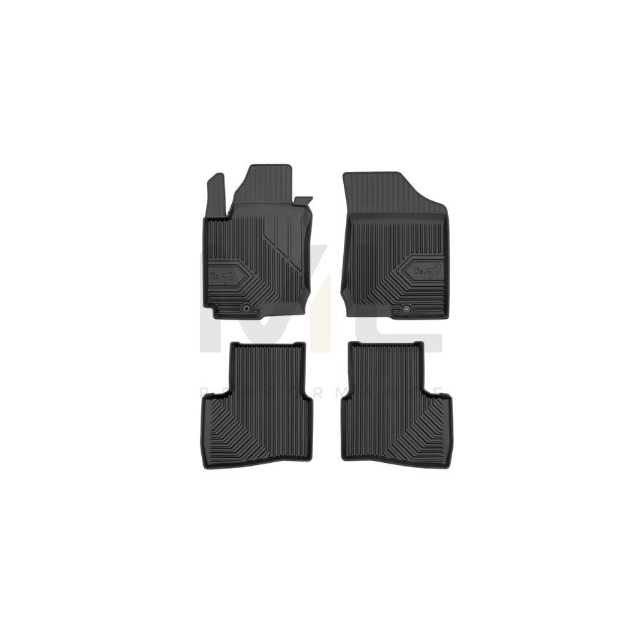 FROGUM Tailored, No.77 77426252 Floor mat set for KIA Pro cee窶賄 I Hatchback (ED) Elastomer, Front and Rear, Quantity: 4, Black, (LHD)