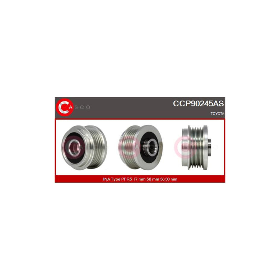 Casco Ccp90245As Pulley, Alternator