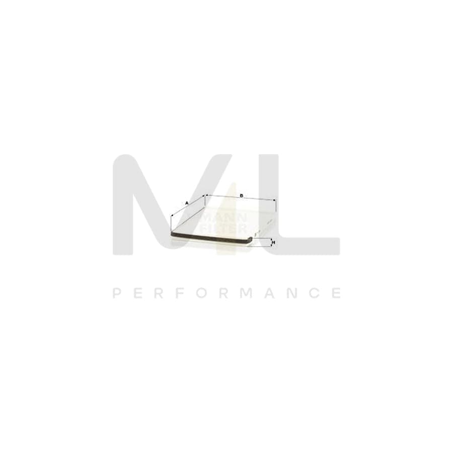 MANN-FILTER CU 2630 Pollen filter for CITROËN XSARA Particulate Filter