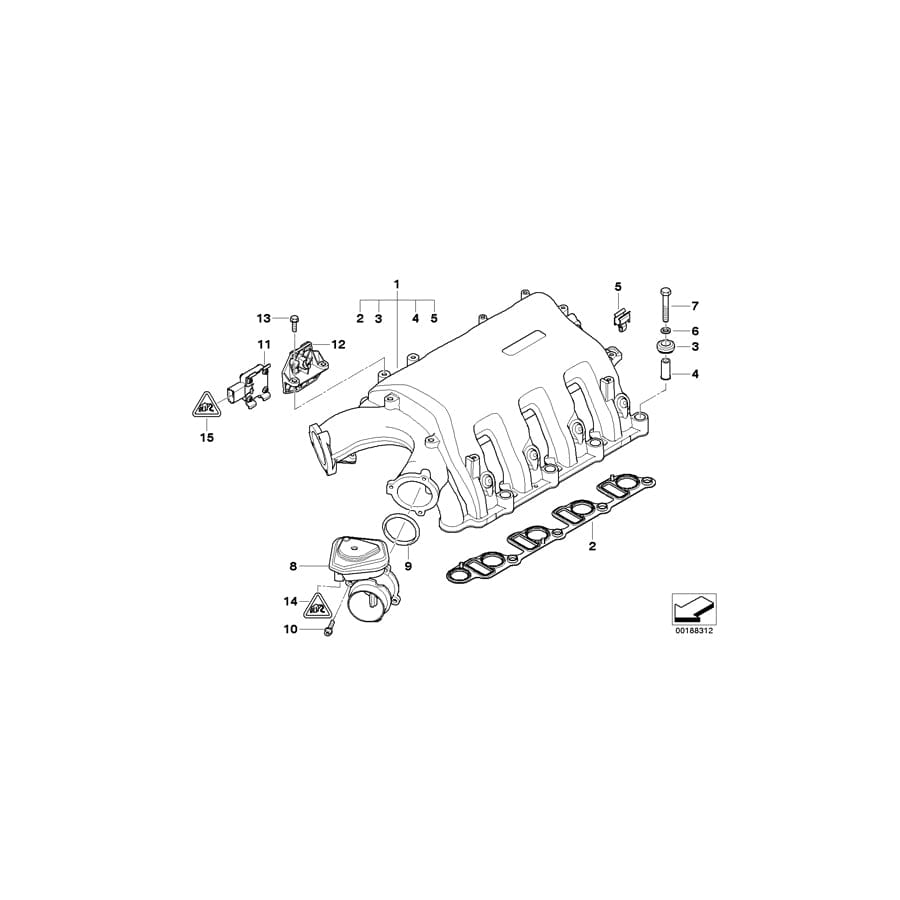 Genuine BMW 11617792510 E65 Sleeve (Inc. 745d) | ML Performance UK Car Parts
