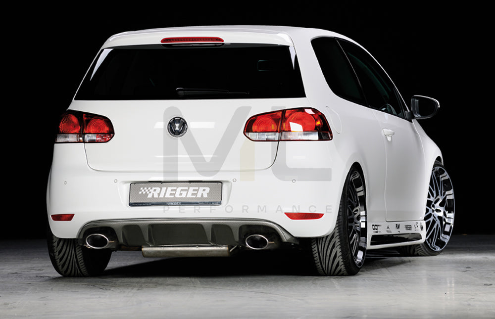 Rieger 00099660 VW Mk6 Golf Rear Diffuser (GTI & GTD) 2 | ML Performance UK Car Parts