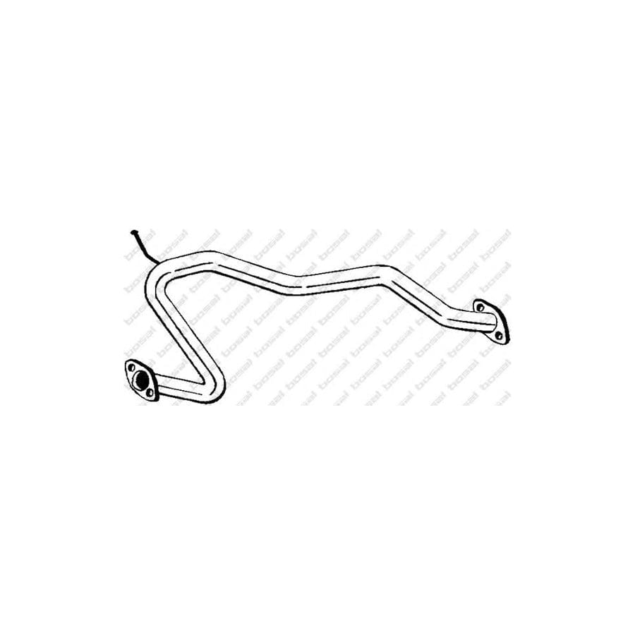 Bosal 838-441 Exhaust Pipe for Mazda 626