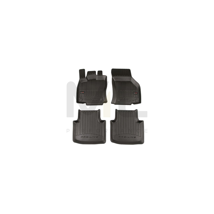FROGUM Tailored 3D407572 Floor mat set for VW Arteon (3H7) Elastomer, Front and Rear, Quantity: 4, Black, (LHD)