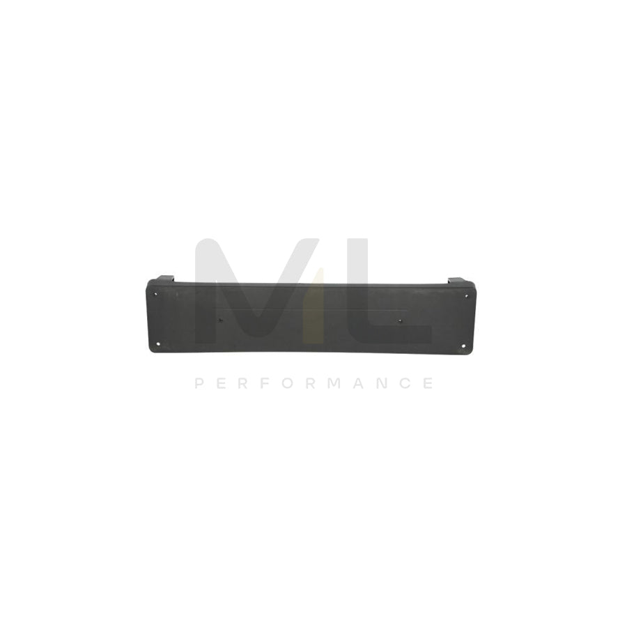 BLIC 6509-01-3515920P Number plate holder suitable for MERCEDES-BENZ C-Class Front, Black, frameless | ML Performance Car Parts