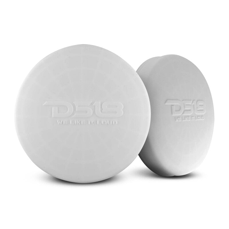 DS18 Marine Speaker Silicone Cover 6.5in For All Towers Speakers and Subwoofers White