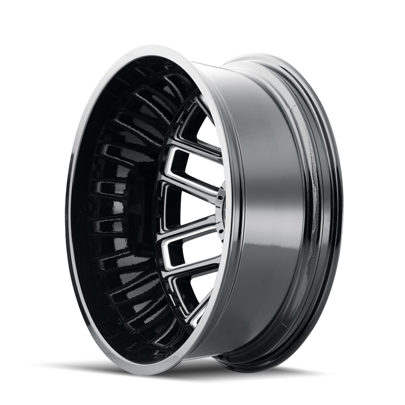 Mayhem 8107D Cogent Dually 17x6.5 / 8x210 BP / -142mm Offset / 154.2mm Hub Gloss Black Wheel