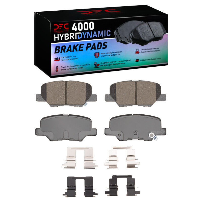 DFC 14-18 Mazda 3 Rear 4000 HybriDynamic Brake Pads and Hardware Kit