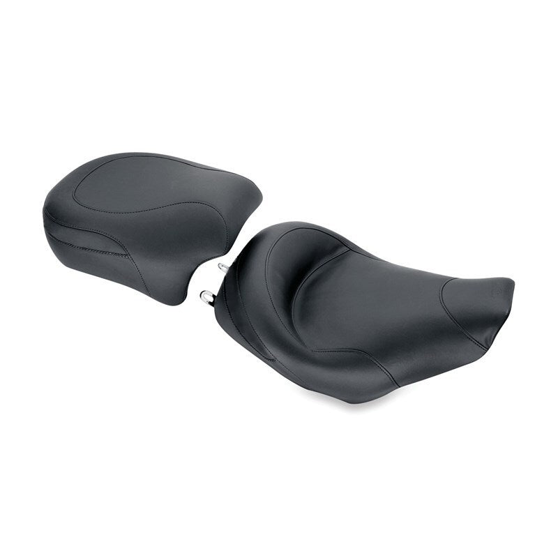 Mustang Motorcycle Mustang 97-07 Harley Road King, 06-07 Street Glide, 00-05 Eagle Std Touring Solo Seat - Black