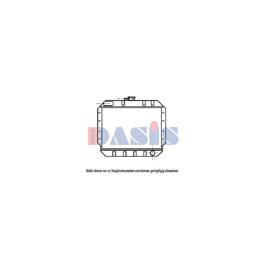 AKS Dasis 250180N Engine Radiator