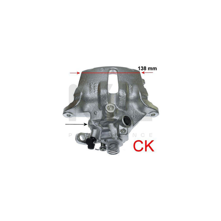 TEXTAR 38082100 Brake Caliper for CITRO?N C5 without holder | ML Performance Car Parts