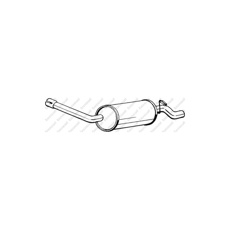 Bosal 154-747 Rear Silencer for Ford Sierra