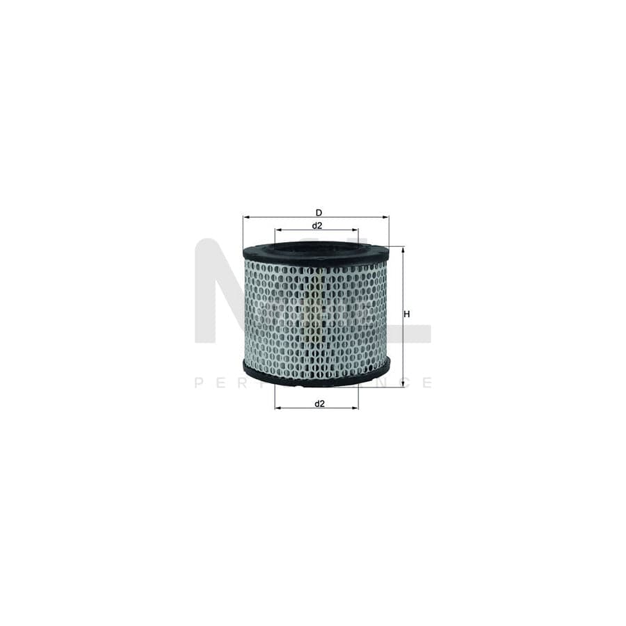 MAHLE ORIGINAL LX 224 Air Filter Filter Insert | ML Performance Car Parts