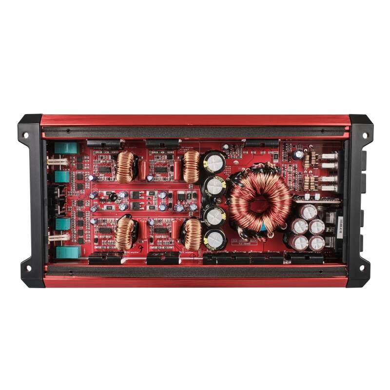 DS18 4-Channel SXE Amplifier Class D 2x 750/4ohm Bridge 4 x 430/2ohm 4 x 275/4ohm Watts RMS- Red