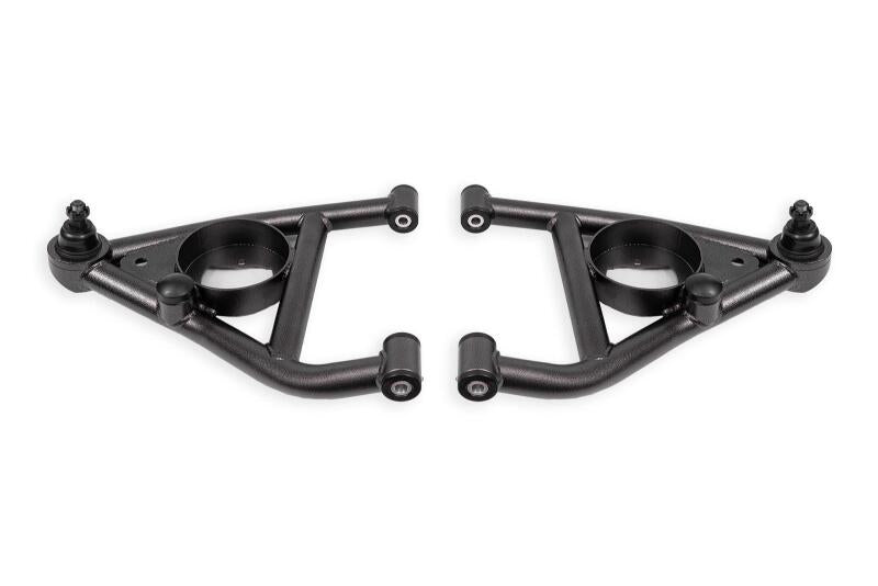 BMR Suspension BMR 68-74 Chevrolet Nova w/ Bump Stops Lower A-Arms w/ STD. Ball Joint (Delrin) - Black Hammertone