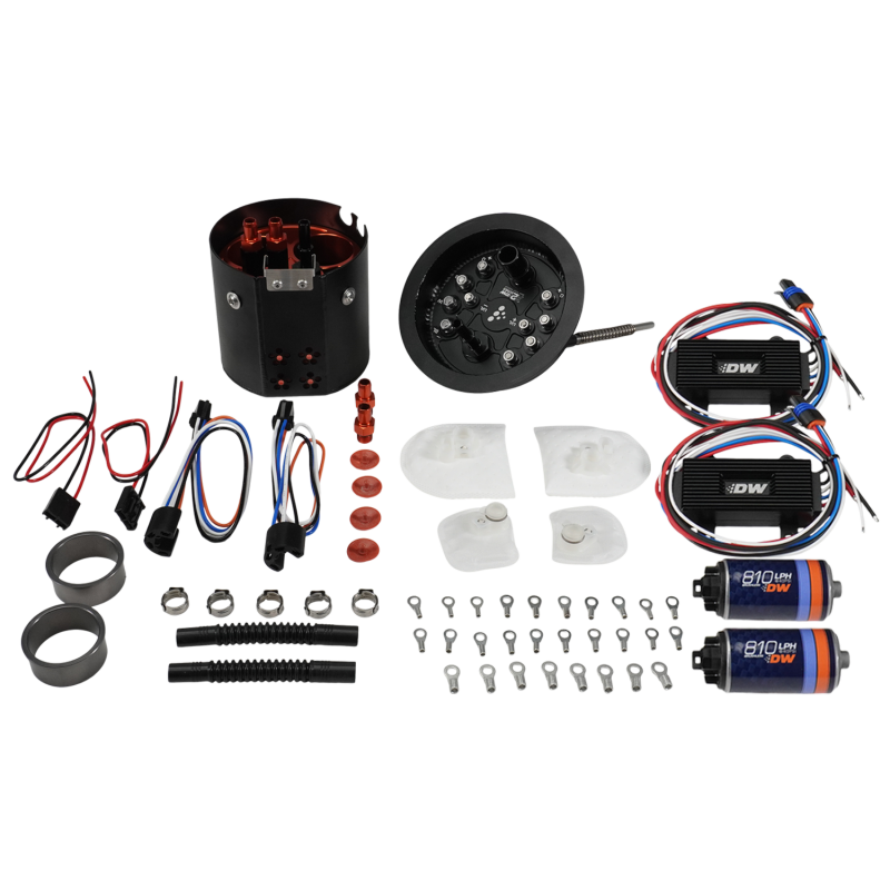 DeatschWerks 06-13 BMW E9X/E8X X2 Dual Pump Module w/ Dual DW810 Brushless Fuel Pumps
