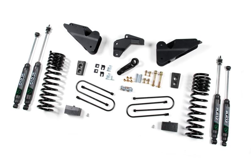 Zone Offroad 13-18 Ram 3500 4.5in Lift System - 2in Rear Block