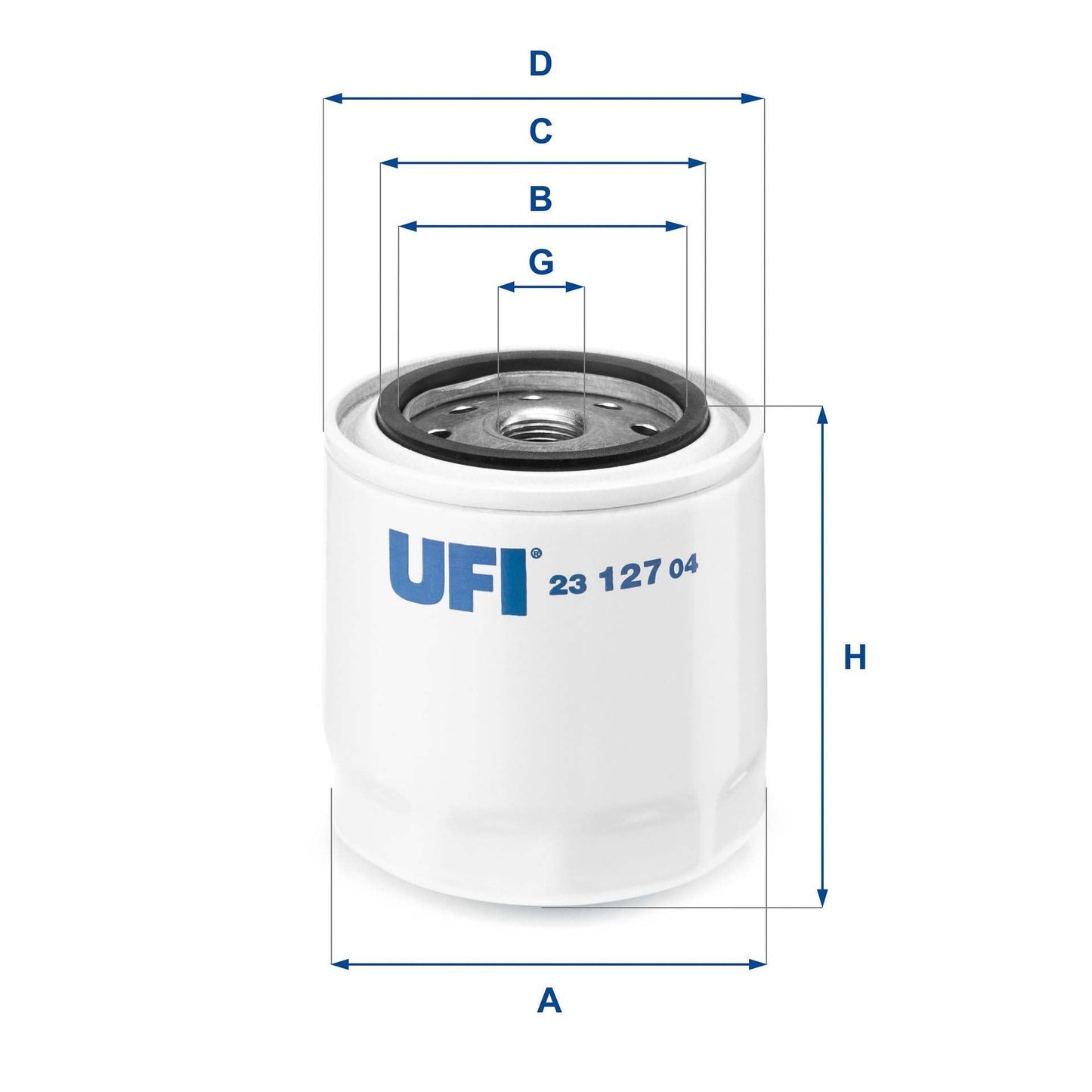 UFI 23.127.04 Oil Filter