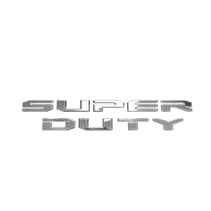 Putco 20-23 Ford SuperDuty Stainless Steel Tailgate Lettering Kit