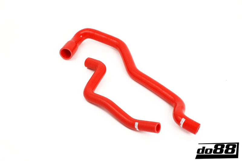do88 SAAB 9-5 98-10 Heater Hoses for Cars w/o Water Valve Red
