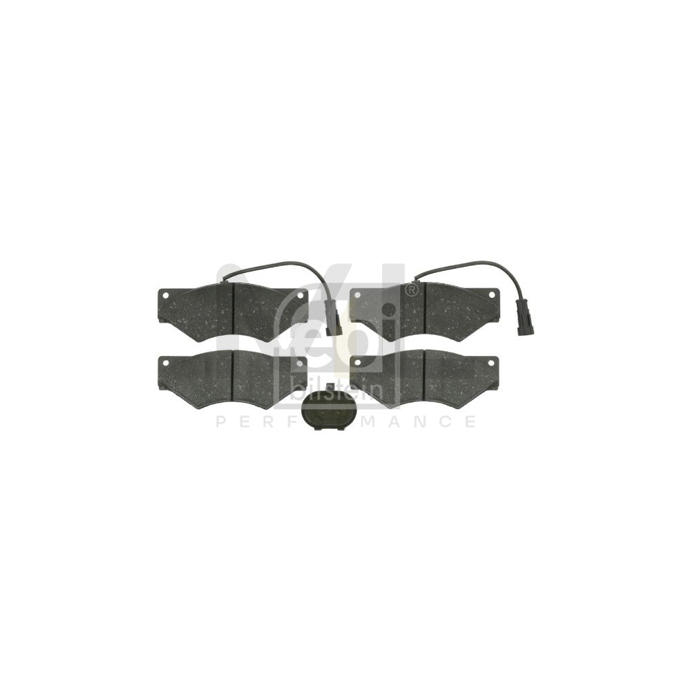 Febi Bilstein 16599 Brake Pad Set For Iveco Daily Front Axle, Incl. Wear Warning Contact