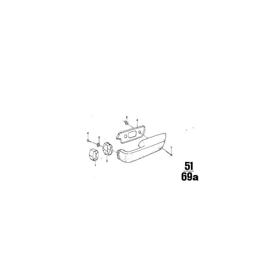 Genuine BMW 51421813568 Decorative Frame Right (Inc. 3.0S & 3.0Si) | ML Performance US Car Parts