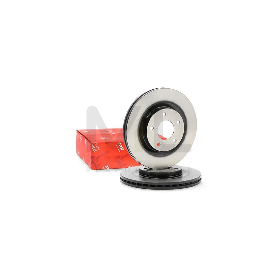 TRW DF4932 Brake Disc Vented, Painted, High-carbon | ML Performance Car Parts
