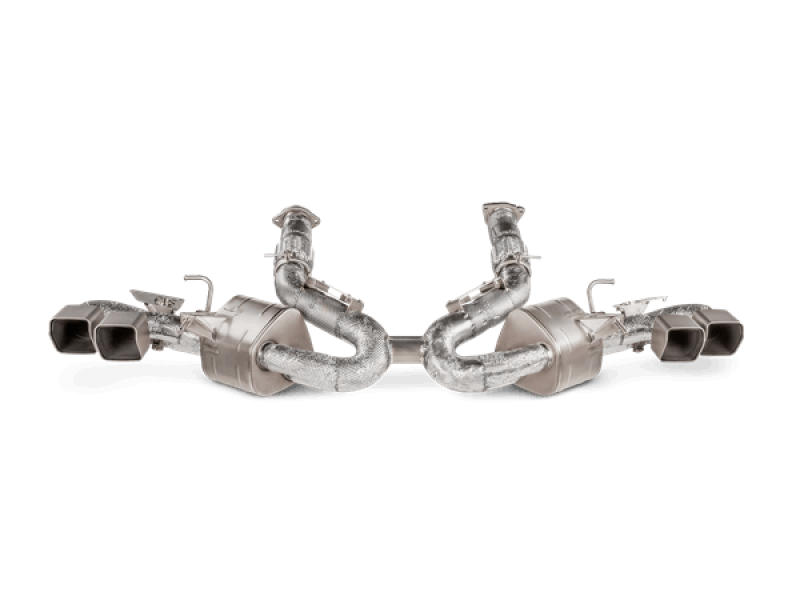 Akrapovic Akrapovic 2020+ Chevrolet Corvette C8 Slip-On Line (Titanium)