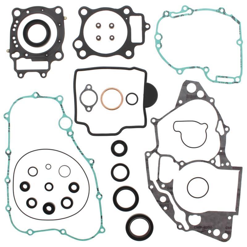 Vertex Pistons Vertex Gaskets 08-09 Honda CRF250R Complete Gasket Kit w/ Oil Seals
