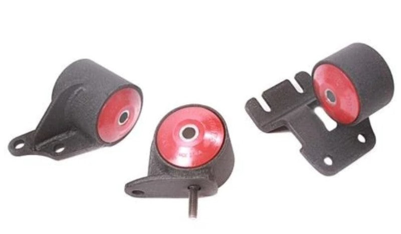Innovative Mounts Innovative 90-93 Integra B-Series Black Steel Mounts 75A Bushings (Auto Trans)