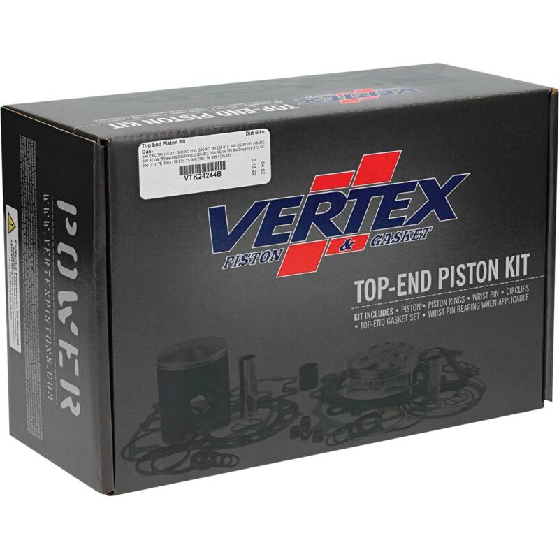 Vertex Pistons Vertex Piston 18-22 KTM 300 EXC TPI 300cc Top End Piston Kit