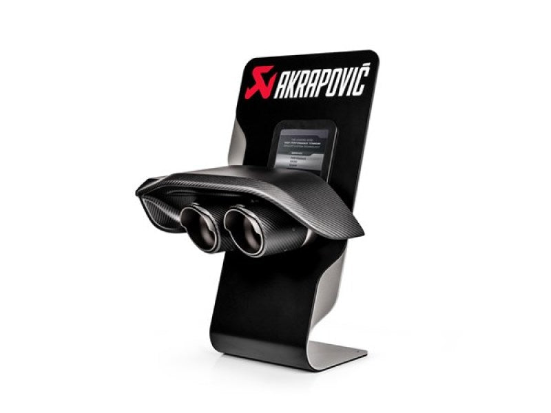 Akrapovic Akrapovic Counter Display with Sample Tail Pipe Set and Carbon Diffuser (High Gloss)