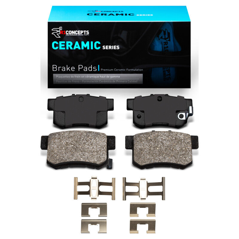 R1 Concepts R1 00-13 Honda S2000 Rear Ceramic Brake Pads & Hardware Kit